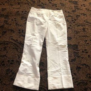 White Capri Pants